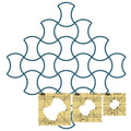 Westalee Design Apple Core Template 3pc Set