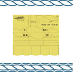 Westalee Design 0.75″ Continuous Rope and Echo Template