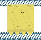 Westalee Design 5.5″ Continuous Rope and Echo Templates