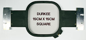 Durkee 15cm x 15cm (6"x6") Square Hoop, 400 Needle Spacing, ZSK Compatible product image