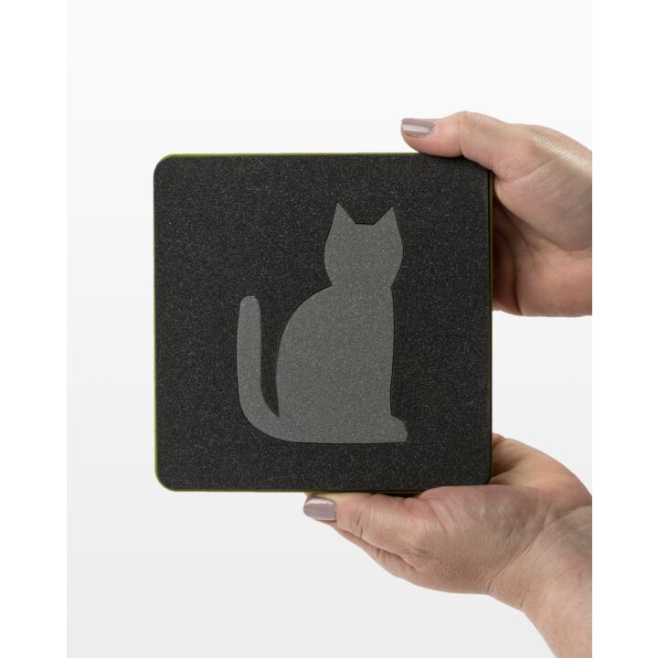 GO! Calico Cat Die (SKU 55065) — hands tall