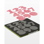 GO! Carefree 3" Numbers (SKU 55099) — fabric tall
