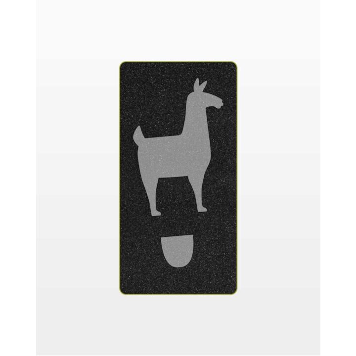 GO! Llama Die (SKU 55246) — foam web