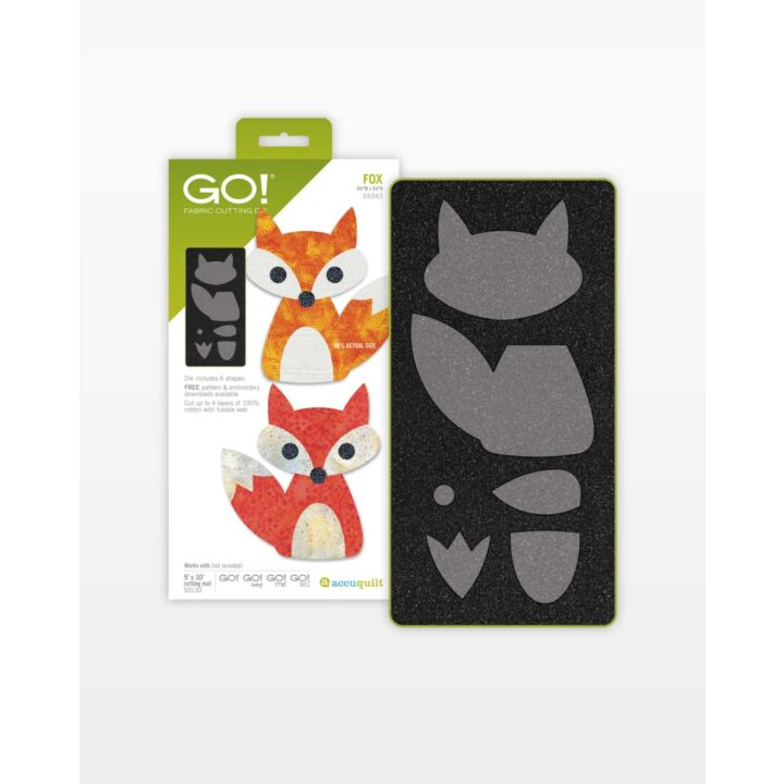 GO! Fox Die (SKU 55343) — package and die