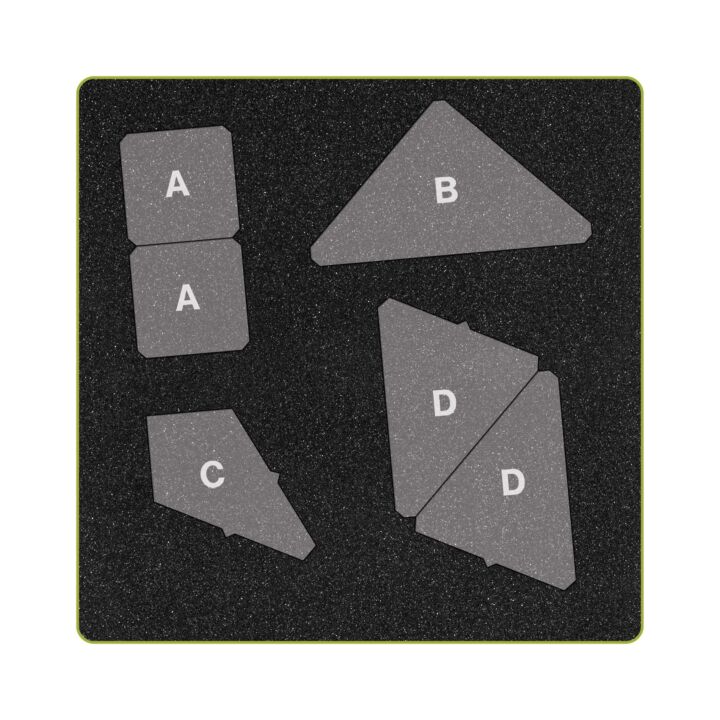 GO! Nine Patch Star-9" Finished Die (SKU 55685) — foam web