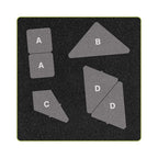 GO! Nine Patch Star-9" Finished Die (SKU 55685) — foam web