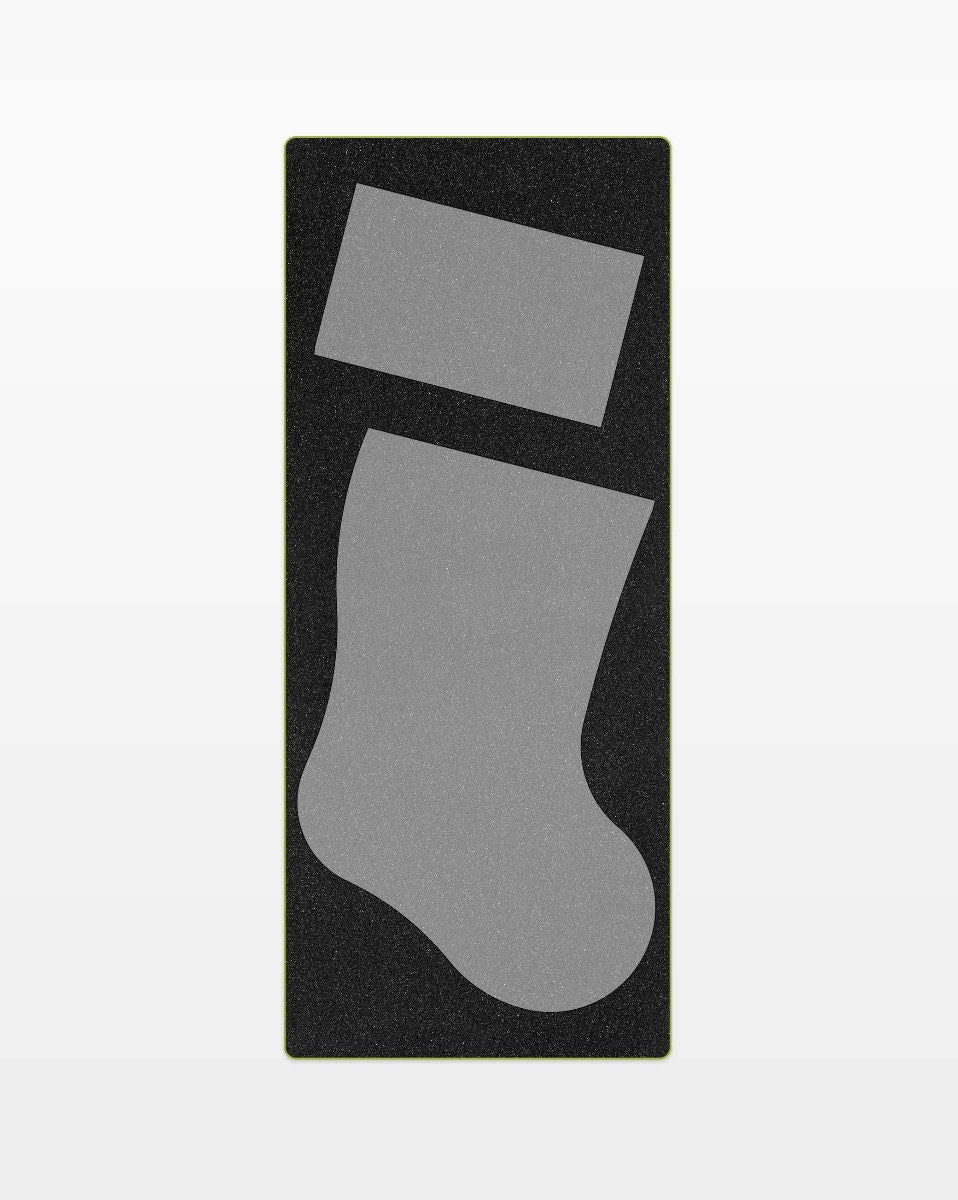 AccuQuilt GO! Santa Stocking Die foam and cutting shapes