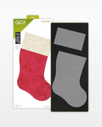AccuQuilt GO! Santa Stocking Die package, item 55854