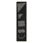 Top view of AccuQuilt GO! Basket 6-inch finished cutting die, SKU 55941