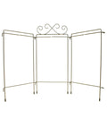 Ackfeld 6 × 12-inch Scroll Tabletop Triptych Stand – Silver