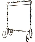 Ackfeld 6 × 6-inch Scalloped Single Display Stand – Silver Texture