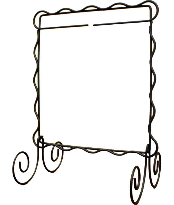 Ackfeld 6 × 6-inch Scalloped Single Display Stand – Silver Texture