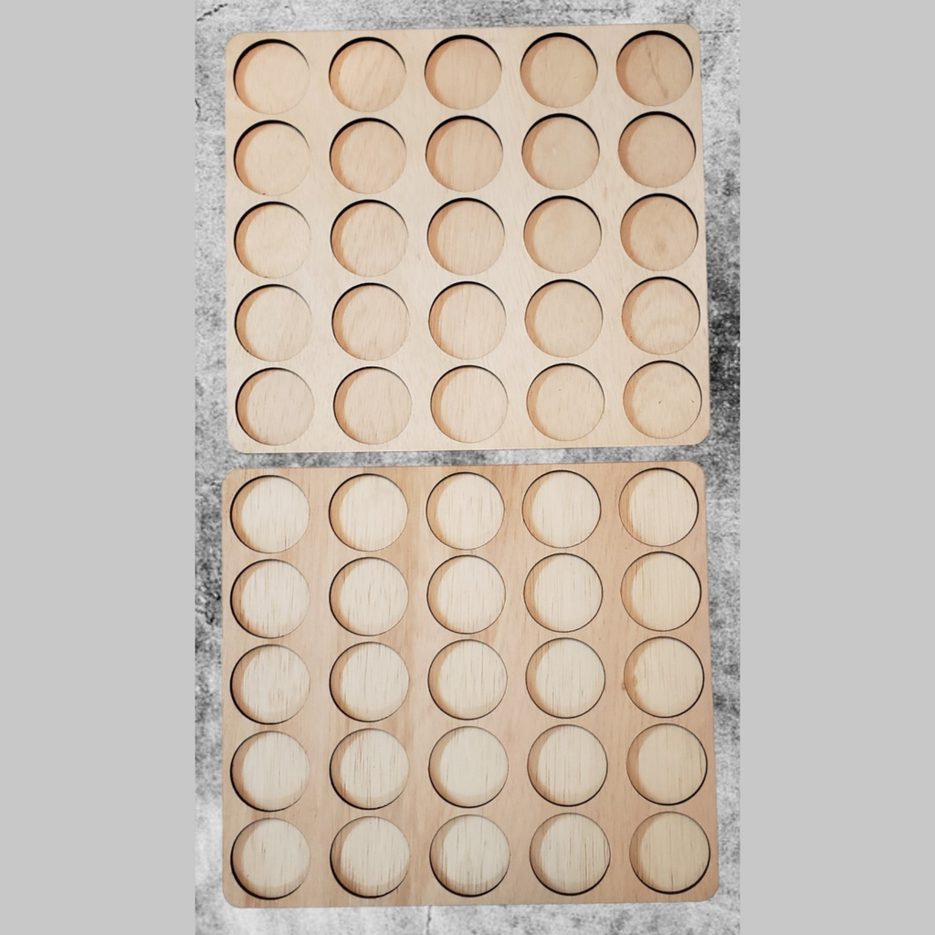 IKEA ALEX 5-Drawer Thread Storage Tray Inserts — two empty rectangular trays placed end to end