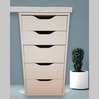 White ALEX five-drawer unit, furniture sold separately, for IKEA ALEX 5-Drawer Thread Storage Tray Inserts