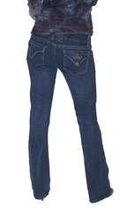 Back view of The Angel Bootcut Jean sewing pattern
