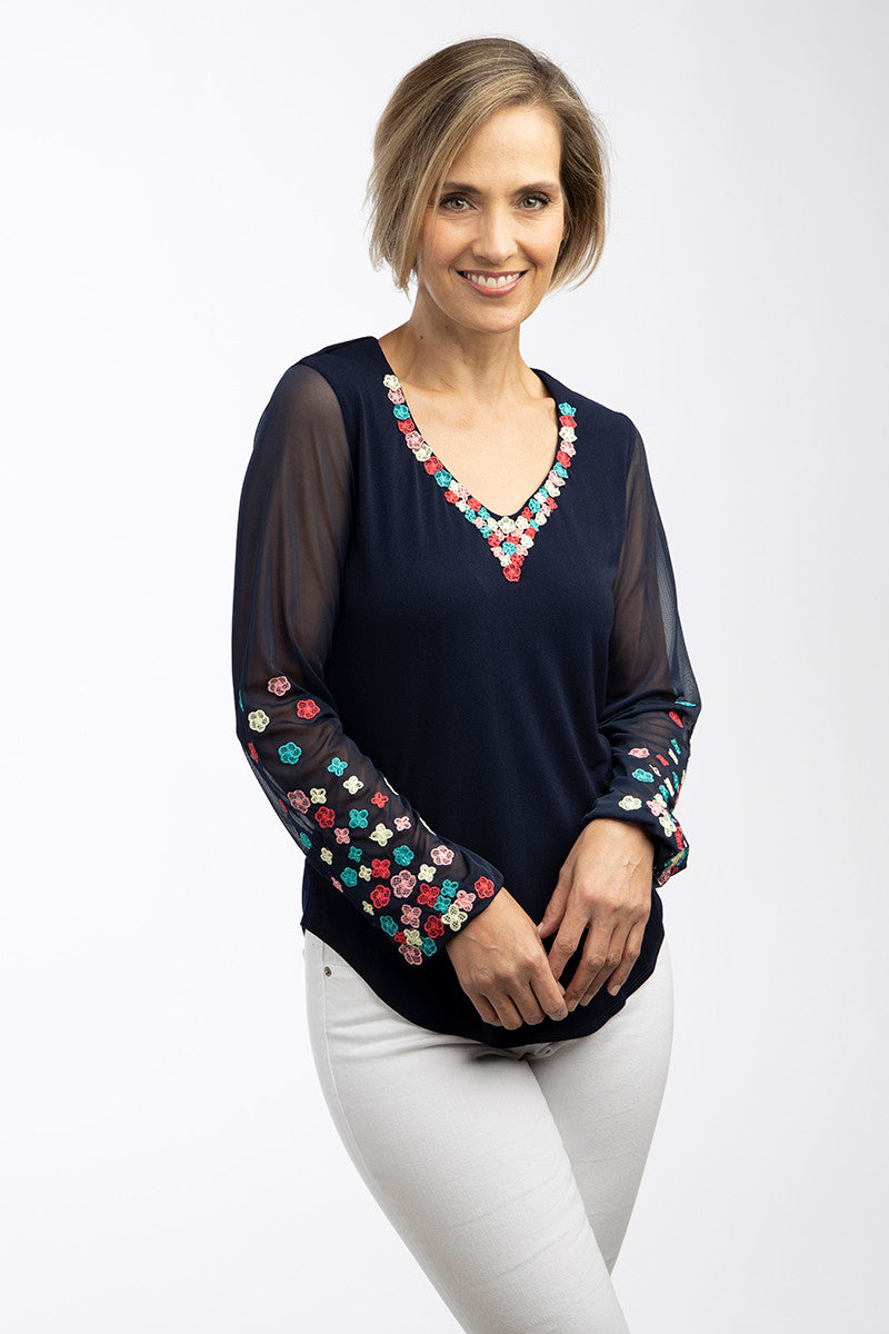 Bella Knit Top digital pattern finished garment