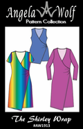 Angela Wolf The Shirley Wrap Top and Dress AW1913 sewing pattern cover