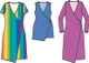Style illustrations for The Shirley Wrap Top and Dress AW1913