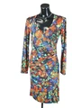 Front view of the floral Shirley Wrap Dress