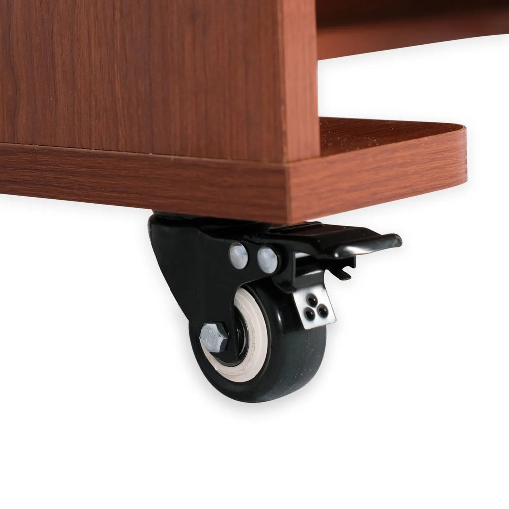 Arrow Alice Sewing Cabinet heavy-duty locking caster detail