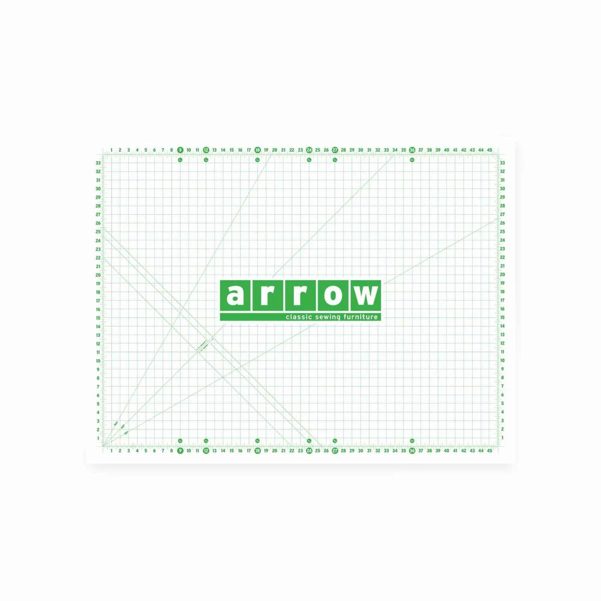 Arrow Classic Sewing Furniture rotary cutting mat with measurement grid