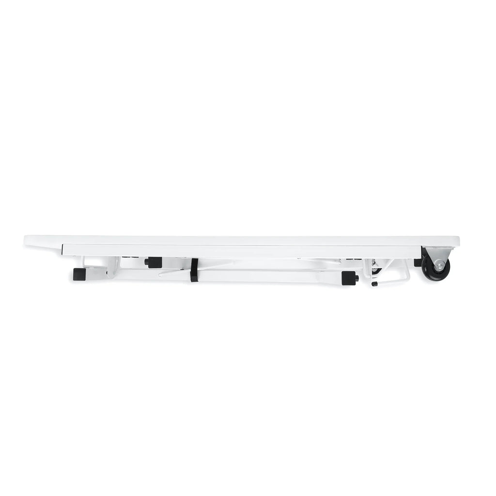 Arrow Gidget II Sewing Table 611 folded flat for compact storage under beds or in closets.