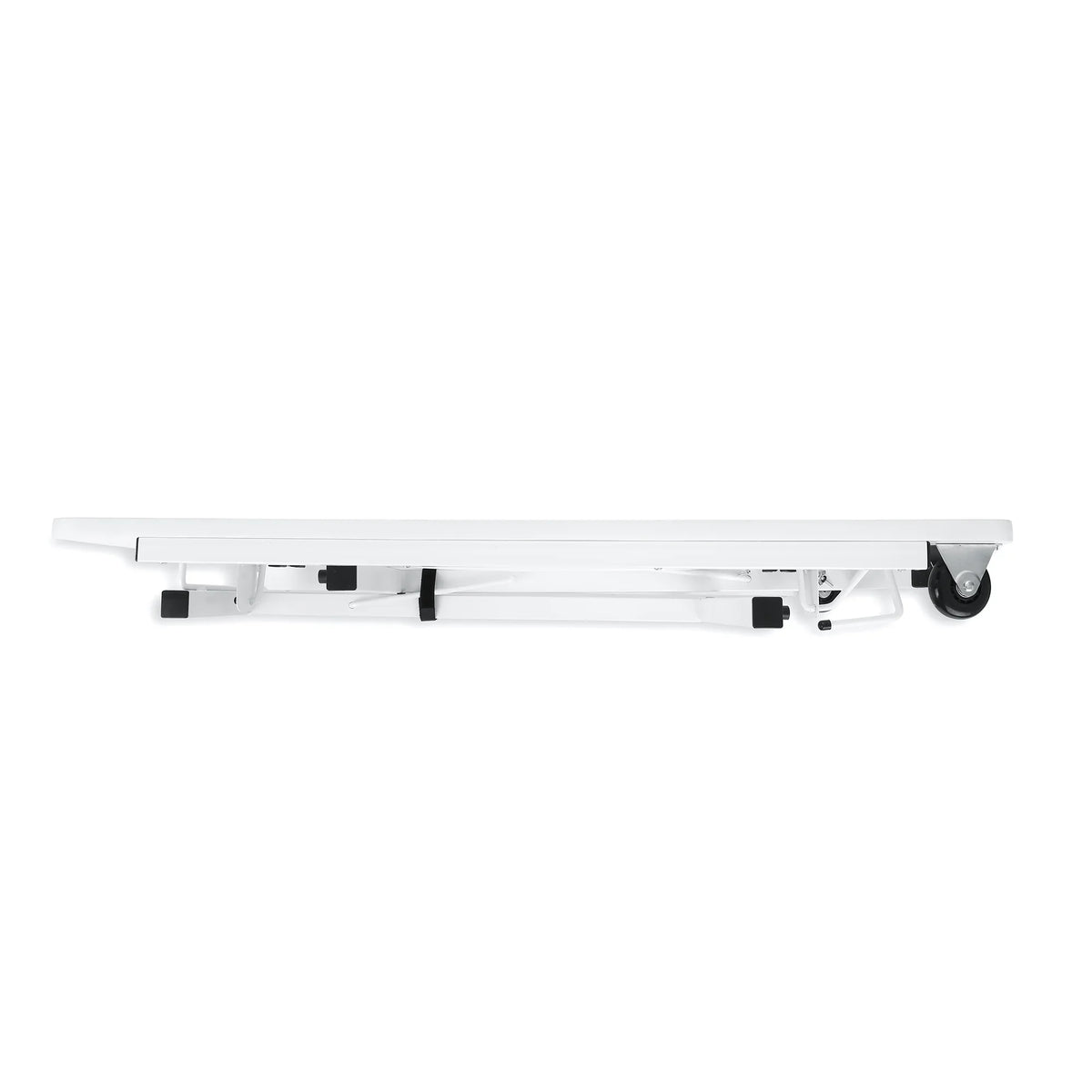 Arrow Gidget II Sewing Table 611 folded flat for compact storage under beds or in closets.