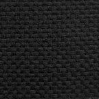 Baroness Black fabric close-up – textured woven black upholstery used on Arrow Hydraulic Sewing Chair.