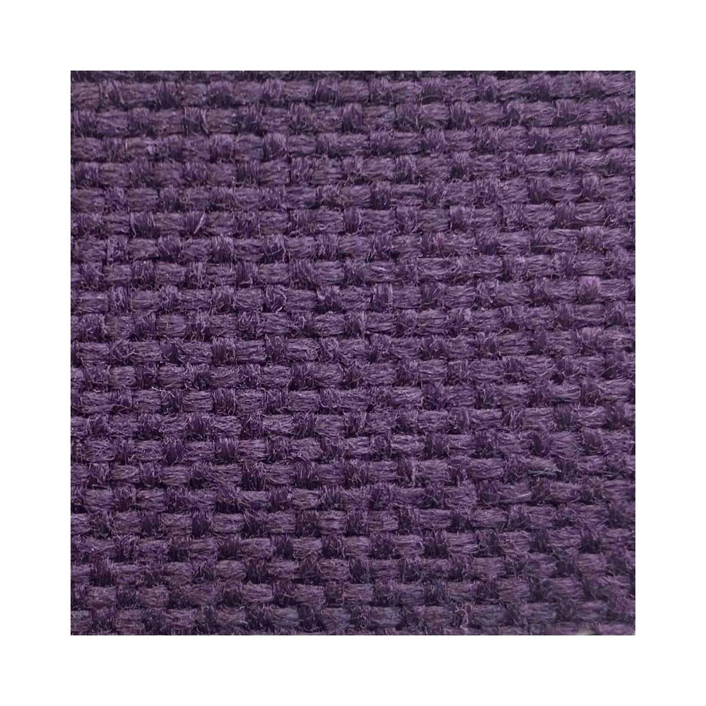 Royal Purple fabric close-up – textured woven purple upholstery used on Arrow Hydraulic Sewing Chair.