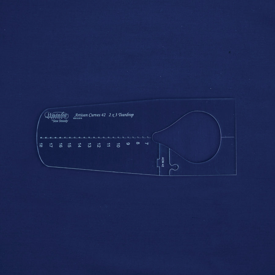Westalee Design Artisan Curve Templates- Teardrop
