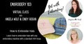 Embroidery 103 Learn to Embroider Hats course