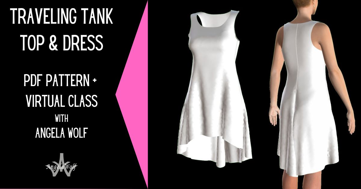 Traveling Tank and Dress online course with PDF pattern
