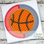 Creative Appliques Basketball Divided Applique included in the Sports Monogram Frame Applique Bundle
