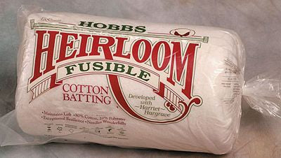 Hobbs Heirloom 80/20 Fusible Batting – Natural Queen, 90 × 108 inches