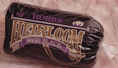 Hobbs Heirloom 80/20 Batting – Black Queen, 90 × 108 inches