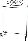 Ackfeld 12 × 14-inch Scroll Single Display Stand – Gray
