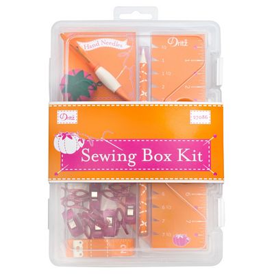 Dritz Sewing Box Kit – Orange & Pink — product image