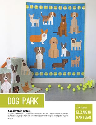 Elizabeth Hartman Dog Park Quilt Pattern