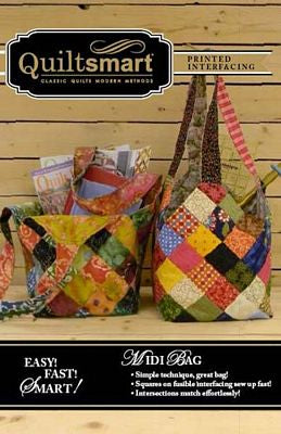 Quiltsmart Midi Bag Pattern & Printed Interfacing Pack — product view 1
