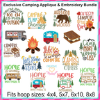 Creative Appliques Camping Embroidery & Applique Bundle - Sew Nation USA Exclusive