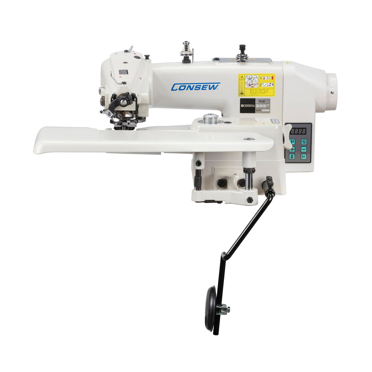 Consew CM-101-DD direct-drive blindstitch machine, view 2