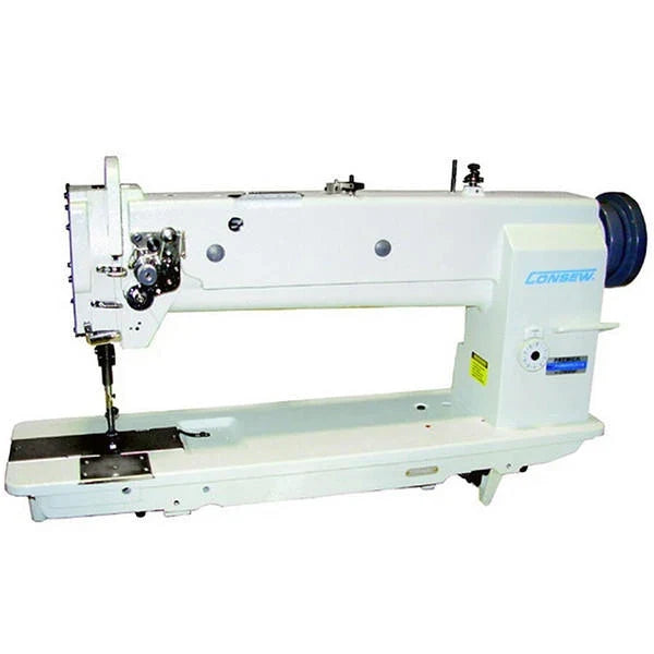 Consew P1255RBLH-18-1 industrial sewing machine complete package with table and stand