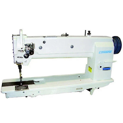 Consew P1255RBLH-18-1 industrial sewing machine complete package with table and stand