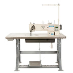 Consew P1560RB-14-7DD/220 industrial sewing machine complete package with table and stand