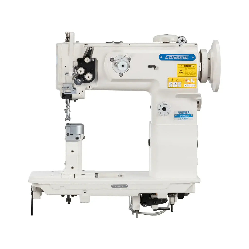 Consew P1710RB post-bed industrial sewing machine complete package with table and servo motor