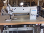 Consew P2339RBLH-18-1 industrial sewing machine complete package with table and stand