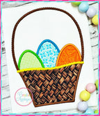 Basket Eggs Applique included in the Creative Appliques Easter Applique and Embroidery Set