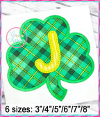 Clover Alphabet Applique machine embroidery design included in the Creative Appliques Alphabet Applique Bundle