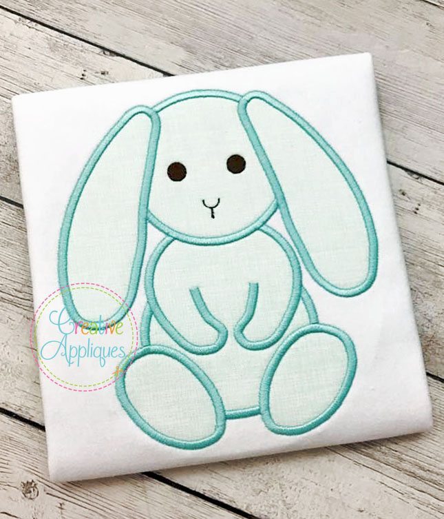 Floppy Bunny Applique included in the Creative Appliques Easter Applique and Embroidery Set