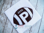 Football Alphabet Applique machine embroidery design included in the Creative Appliques Alphabet Applique Bundle